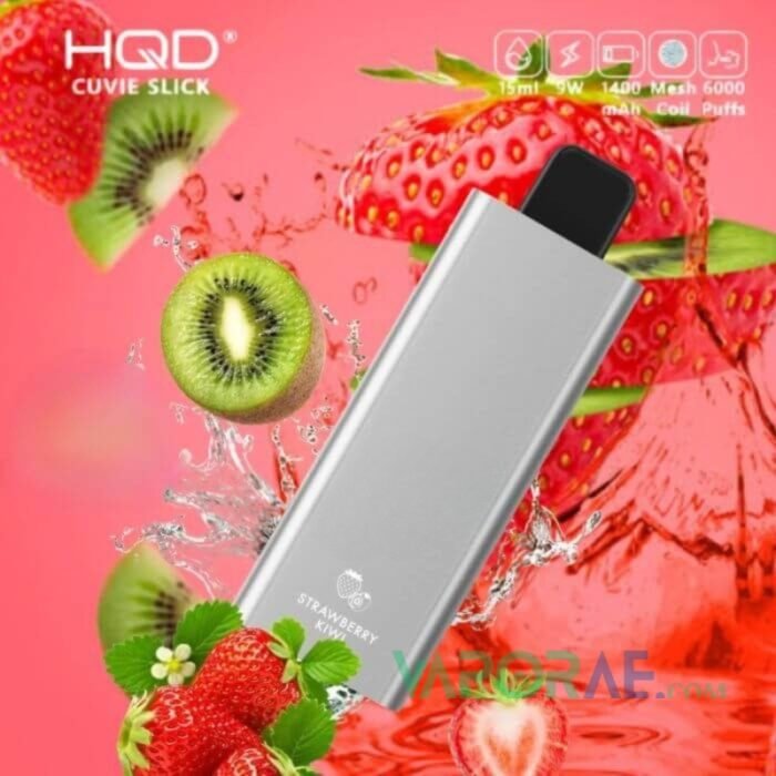 HQD CUVIE Slick 6000 Puffs 20MG Disposable Vape-Strawberry-Kiwi