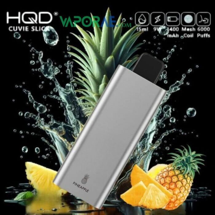 HQD CUVIE Slick 6000 Puffs 50MG Disposable Vape-Honeydew-Pineapple