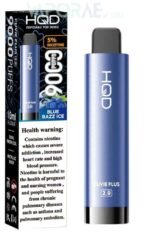 HQD Cuvie Plus 2.0 9000 Puffs Vape with LCD-blue-razz-ice