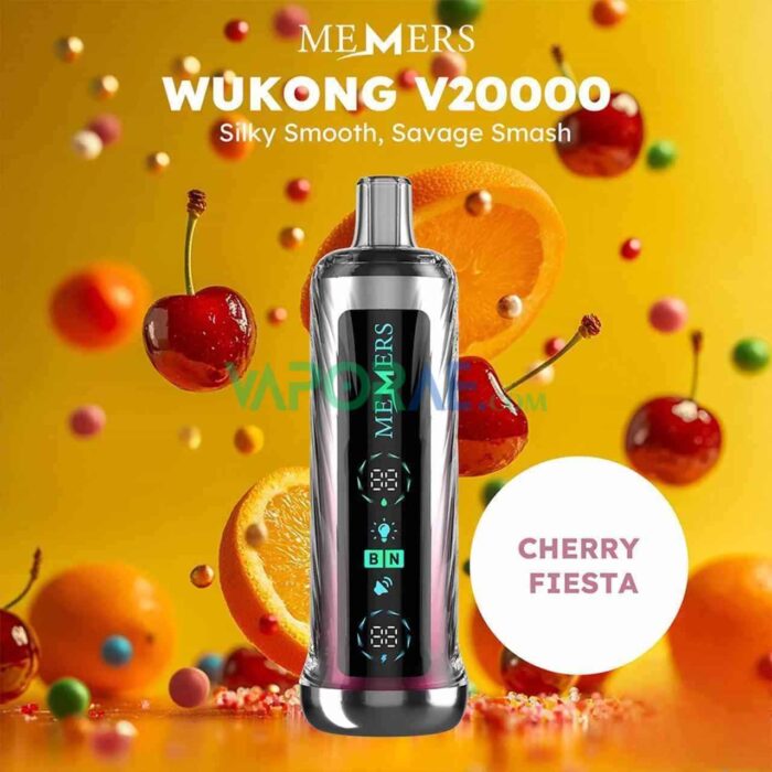 MEMERS Wukong V20000 Puffs Disposable Vape Price in Dubai Cherry Fiesta