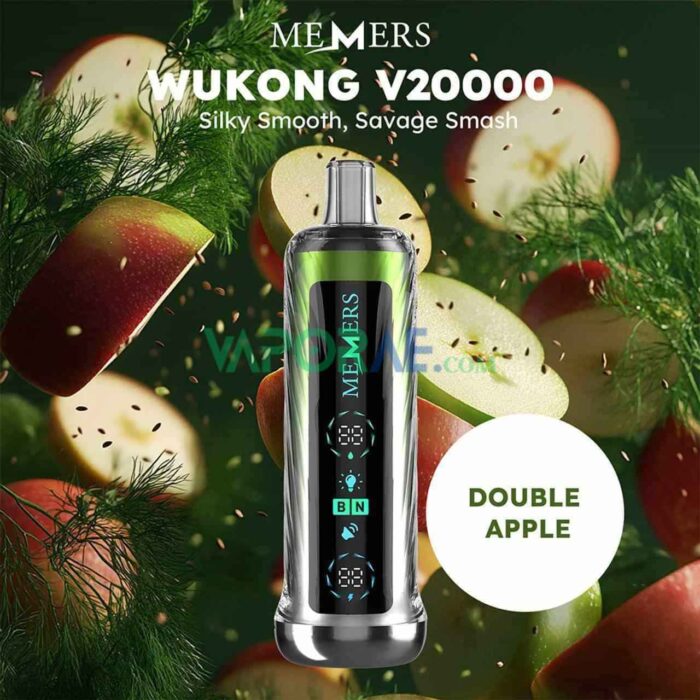 MEMERS Wukong V20000 Puffs Disposable Vape Price in Dubai Double Apple