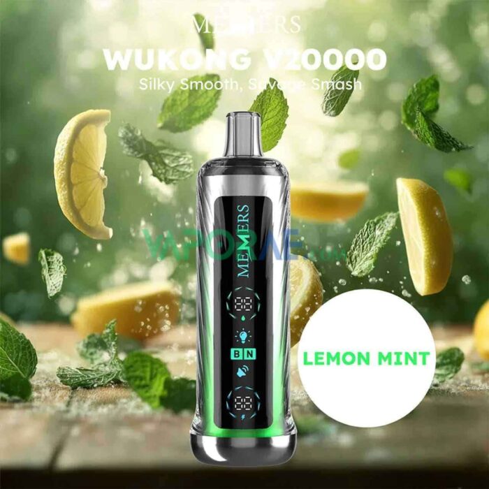 MEMERS Wukong V20000 Puffs Disposable Vape Price in Dubai Lemon Mint