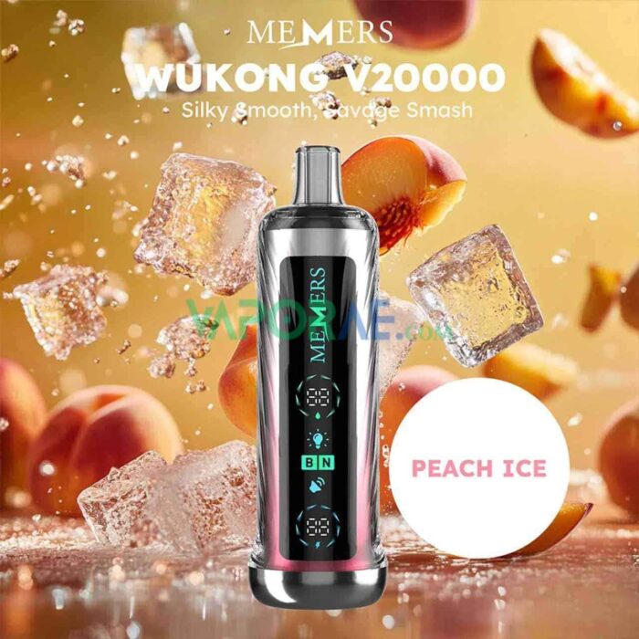 MEMERS Wukong V20000 Puffs Disposable Vape Price in Dubai Peach Ice