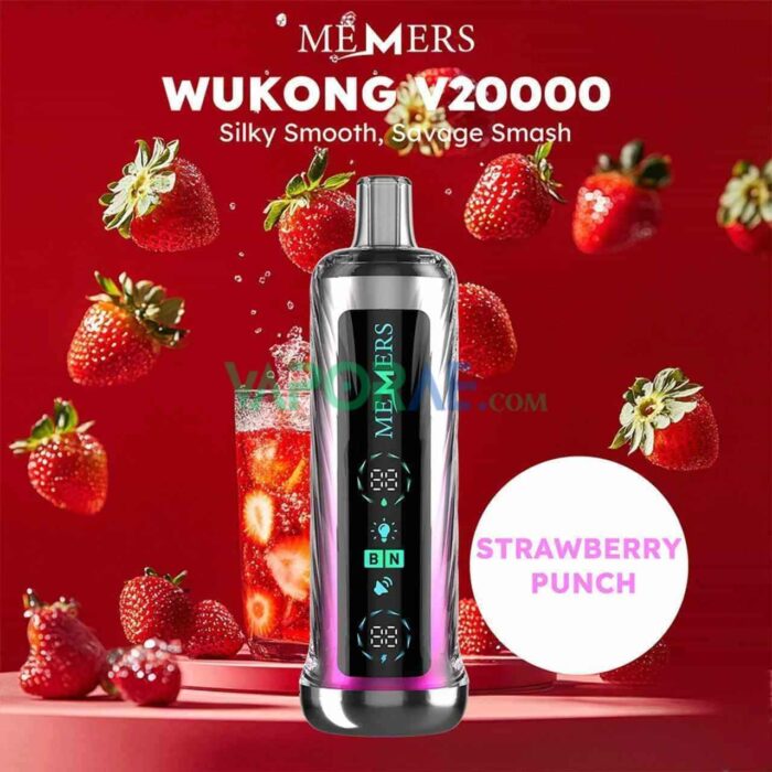 MEMERS Wukong V20000 Puffs Disposable Vape Price in Dubai Strawberry Punch