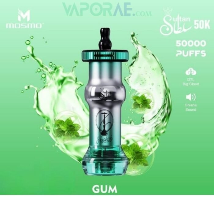Mosmo Sultan 50K Puffs Disposable Vape-gum-mint