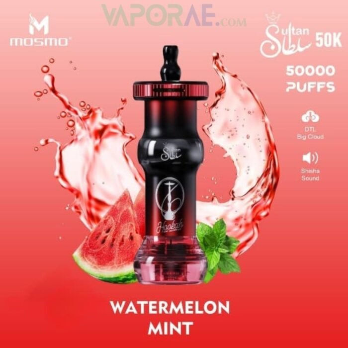 Mosmo Sultan 50K Puffs Disposable Vape-watermelon-mint