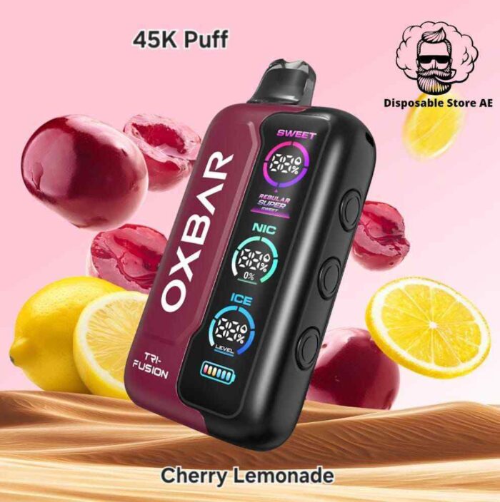 OXBAR TRI Fusion 45000 Puffs Cherry Lemonade