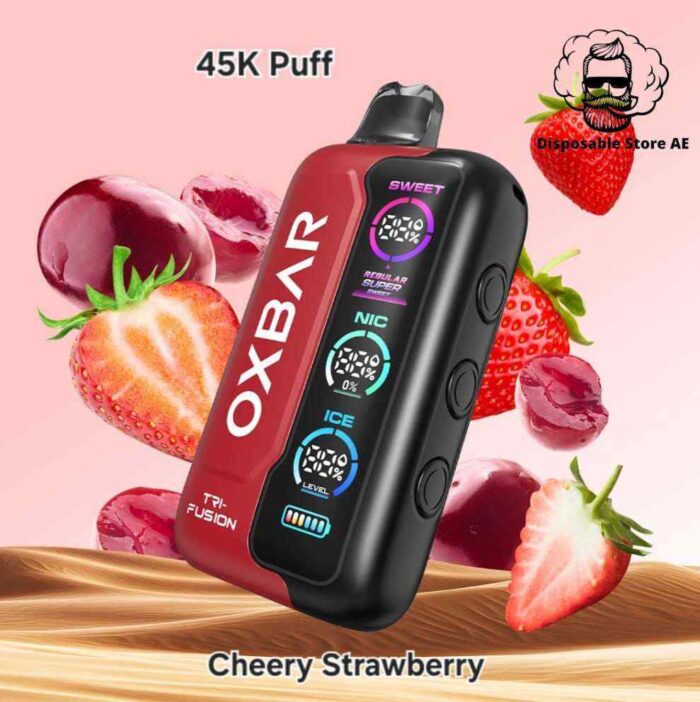 OXBAR TRI Fusion 45000 Puffs Cherry Strawberry
