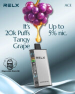 RELX Ace 20000 Puffs Disposable Vape Tangy Grape