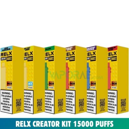 RELX Creator Kit 15000 Puffs Disposable Vape Price in Dubai