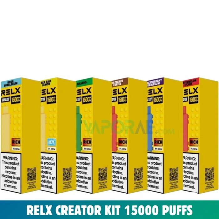 RELX Creator Kit 15000 Puffs Disposable Vape Price in Dubai