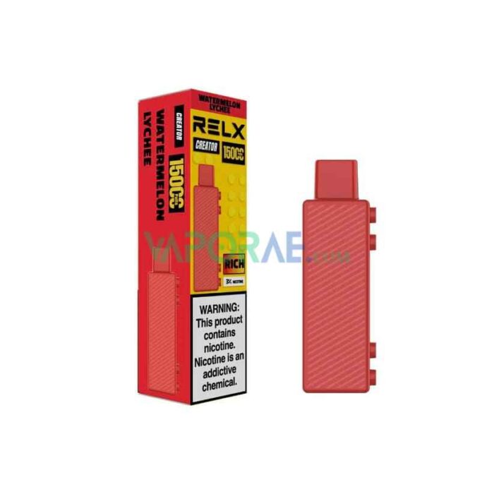 RELX Creator Kit 15000 Puffs Disposable Vape Price in Dubai Watermelon Lychee