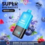 TUGBOAT Super 16000 Puffs 50MG Disposable Vape Price in Dubai Blue Razz Ice