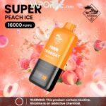 TUGBOAT Super 16000 Puffs 50MG Disposable Vape Price in Dubai Peach Ice