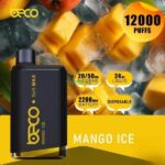 BECO Soft Max 12000 Puffs Disposable Vape Price in Dubai Mango Ice