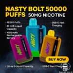 Nasty Bolt 50000 Puffs 50MG Nicotine Disposable Vape