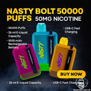 Nasty Bolt 50000 Puffs