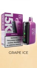 Podsalt 15000 Puffs 2% Nicotine Disposable Grape Ice