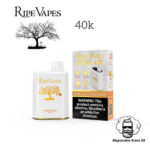 Ripe Vapes IVORY 20MG and 50MG 40000 Puffs Disposable Vape Double Peach Ice