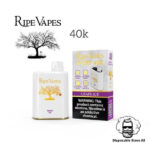 Ripe Vapes IVORY 20MG and 50MG 40000 Puffs Disposable Vape Grape Ice