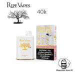 Ripe Vapes IVORY 20MG and 50MG 40000 Puffs Disposable Vape Passion Fruit Ice