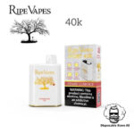 Ripe Vapes IVORY 20MG and 50MG 40000 Puffs Disposable Vape Straw Lush Ice