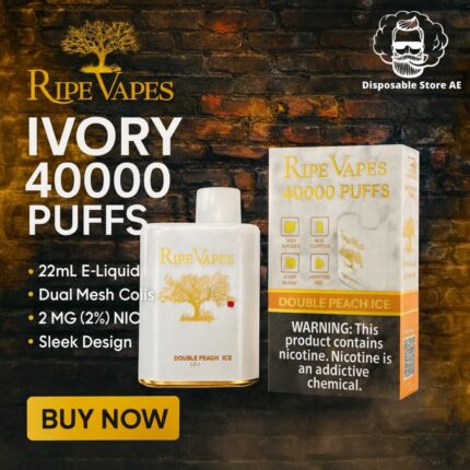 Ripe Vapes IVORY 20MG and 50MG 40000 Puffs Disposable vape