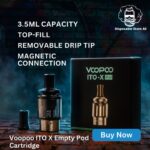 Voopoo ITO X Empty Pod Cartridge 3.5ml In Dubai