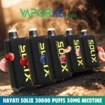 hayati solix 30000 puffs 50mg nicotine disposable vape