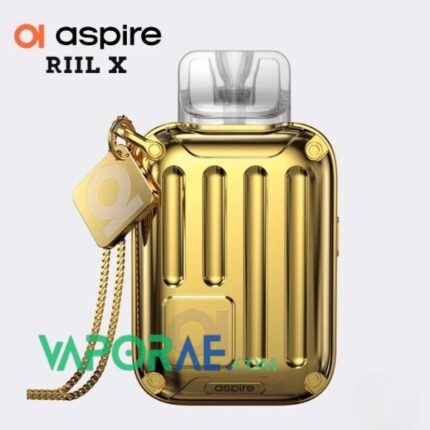 Aspire Riil X Pod Kit 700mAh 24k Gold Plated