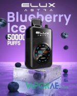 elux astra 50000 puffs disposable vape blueberry ice