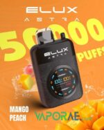 Elux Astra 50000 Puffs Disposable Vape Mango Peach