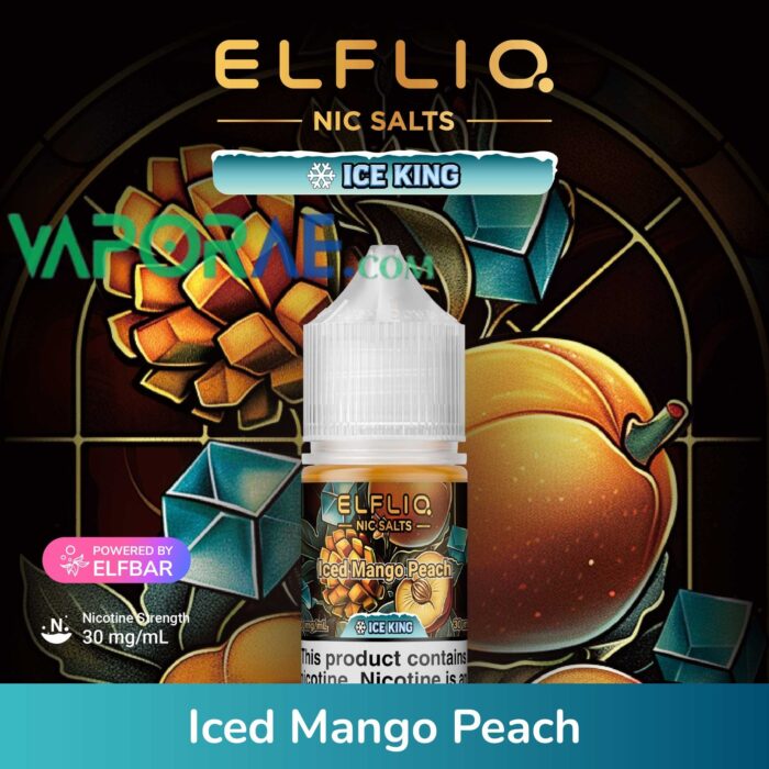 IcedMangoPeach elfliq by elfbar uae