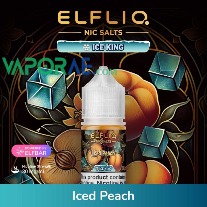 IcedPeach elfliq by elfbar uae