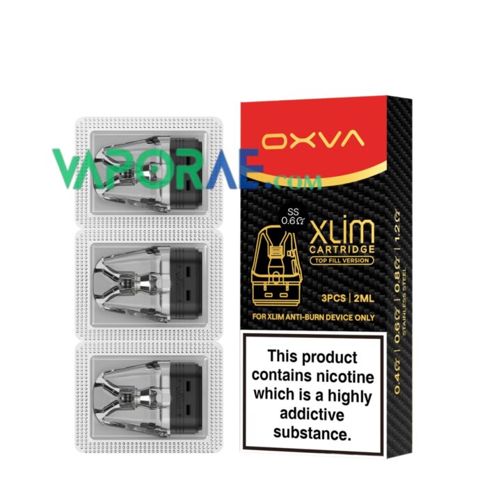 OXVA Xlim SS pods 0.6Ohm