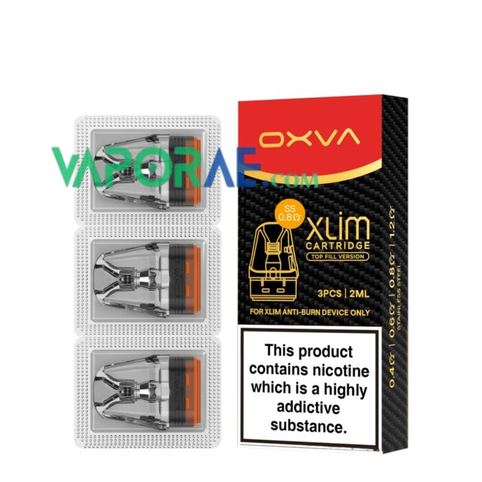 OXVA Xlim SS pods 0.8Ohm
