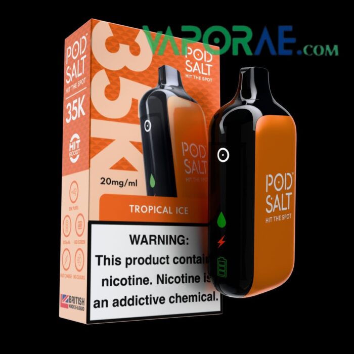 Pod Salt 35000 Puffs Disposable Vape Mixed Tropical Ice 20mg Gen Vape Dubai