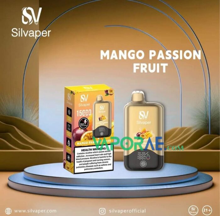 Silvaper 15000 Puffs Disposable Vape Mango Passion Fruit