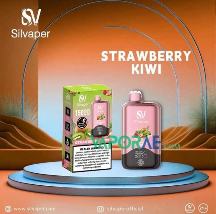 Silvaper 15000 Puffs Disposable Vape Strawberry Kiwi