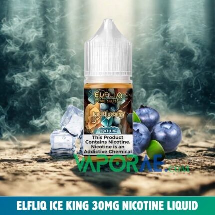 elfliq ice king 30mg nicotine liquid powered by elfbar