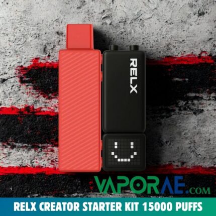 relx creator starter kit 15000 puffs disposable vape in uae