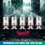 vaporesso gtx mesh coil 5pcs in uae