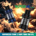 vaporesso itank 2 vape tank for dtl vaping in uae