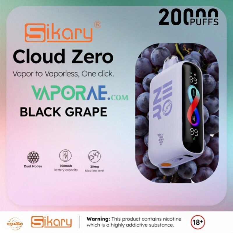 Sikary Cloud Zero 20000 Puffs Black Grape