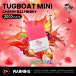 Tugboat Mini 2000 Puffs 2 Nicotine Disposable Vape in UAE Cherry Raspberry