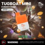 Tugboat Mini 2000 Puffs 2 Nicotine Disposable Vape in UAE Cuban Cigar