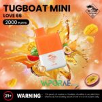 Tugboat Mini 2000 Puffs 2 Nicotine Disposable Vape in UAE Love 66