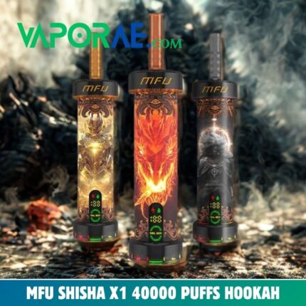 mfu shisha x1 40000 puffs hookah disposable vape in dubai