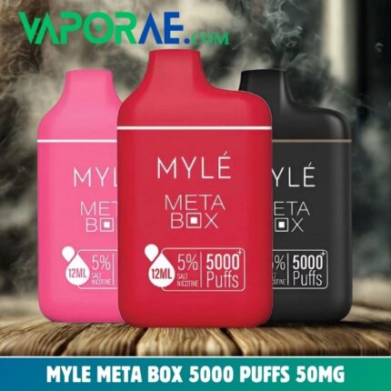 myle meta box 5000 puffs 50mg nicotine