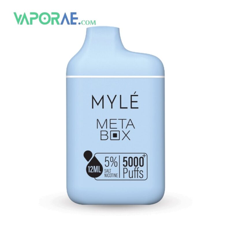 myle meta box 5000 puffs 50mg nicotine blueberry lemon